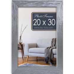 Zep Fotolijstje - zilverkleurig - hout - voor foto van 20 x 30 cm - Fotolijsten