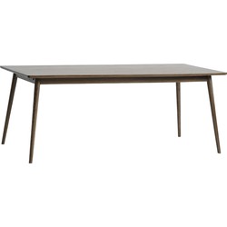 Eettafel Barrali Smoked Eiken 90x190cm - Giga Living