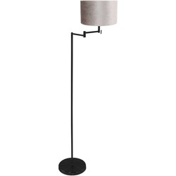 Mexlite vloerlamp Bella - zwart - metaal - 45 cm - E27 fitting - 3886ZW