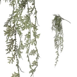 PTMD Leaves Plant Varen Hangende Kunsttak - 88 x 19 x 102 cm - Groen