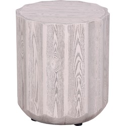 Fine Asianliving Bijzettafel Beton Imitatiehout Kenzie D35xH44cm