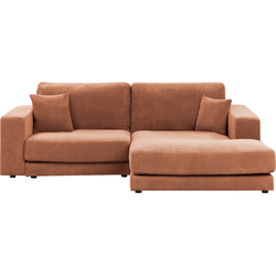 Beliani LOFOTEN - Hoekbank-Rood-Polyester