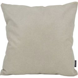 Sierkussen Dean Lichtgrijs | 45 x 45 cm | PU Leder