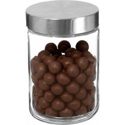 Secret de Gourmet Voorraadbus/voorraadpot - 1,2L - glas/RVS - Voorraadpot