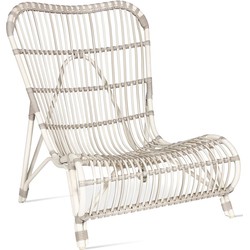Vincent Sheppard Lucy Lounge Chair Off White Incl. Zitkussen Cat. B