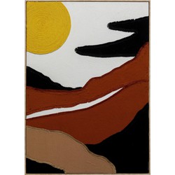 Canvas Schilderij Artistic Sunrise 70x110cm