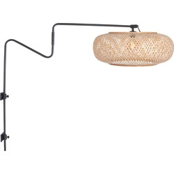 Steinhauer wandlamp Linstrøm - zwart - metaal - 3834ZW