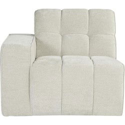 Bank Valentino 1,5-Zits Arm Links Voorstaand 100x98x83 cm