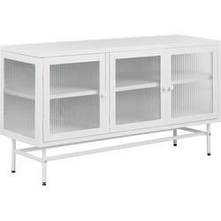 DEVON - Sideboard - Wit - Staal