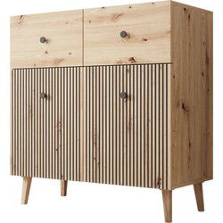 Meubella - Dressoir Bali - Eiken - 90 cm