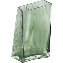 PTMD Alese Vaas - 18 x 21,5 x 30 cm  - Glas - Groen
