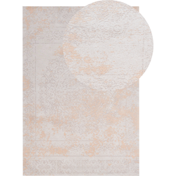 BEYKOZ - Laagpolig vloerkleed - Beige - 140 x 200 cm - Katoen