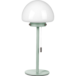 Beliani MORUGA - Tafellamp-Groen-Glas