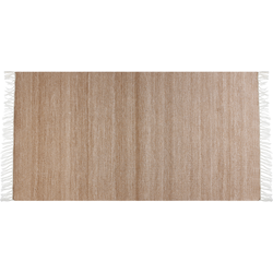 Beliani MALHIA - Gevlochten-Beige-Synthetisch materiaal