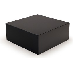 Salontafel Timeau 80 x 80cm, kleur zwart