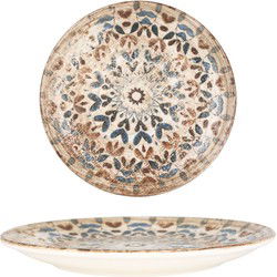 Rinart Dessertbord - Aztec - Porselein - 19 cm - set van 6