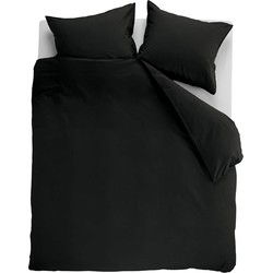 Ambiante Dekbedovertrek Uni Cotton Black-2-persoons (200 x 200/220 cm)