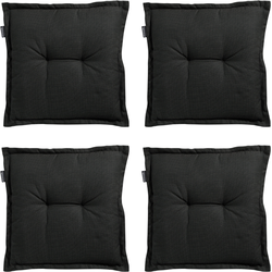 Madison -  Zitkussen Rib black - Ca. 50x50 cm - Set van 4
