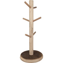 Clayre & Eef Mokkenrek  60 cm Bruin Hout Mokkenboom