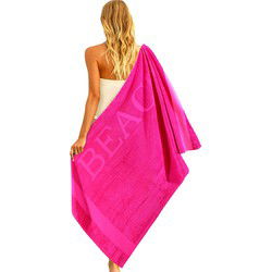 Zavelo Beach Strandlaken Roze (100x200 cm)