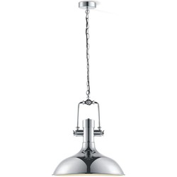 Home sweet home hanglamp Dome - chroom