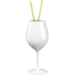 Santex Wijnglas - wit kunststof - 510 ml - onbreekbaar - wijn - Wijnglazen