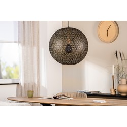 Hoyz Collection - Hanglamp - 1-lichts - 50x50x150 - Zwart