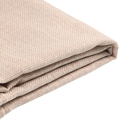 Beliani FITOU - Bekleding voor bedframe-Beige-Polyester