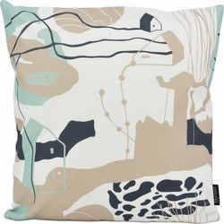 Abstract Summer #4 - Outdoor | 45 x 45 cm | Kussenhoes | Katoen