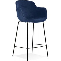 LARISSA halfhoge snackkruk 59x54x975 cm Blauw