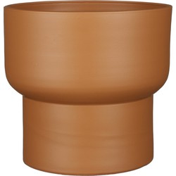 Mica Decorations Bloempot Riva - 26x26x23 cm - Terracotta - Terra