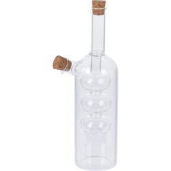 Azijn/olie fles met schenktuit 300ml - Glas - Olie- en azijnstellen