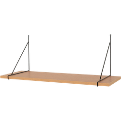 Mick houten wandplank naturel - 80 x 29 cm