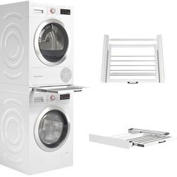 Wasophoogte Wasophoogte® Tussenstuk Wasmachine & Droger met droogrek