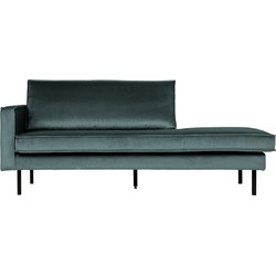 BePureHome Rodeo Daybed Links - Velvet - Teal - 85x203x86