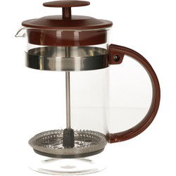 Cafetiere French Press koffiezetter bamboe - 600 ml - Cafetiere