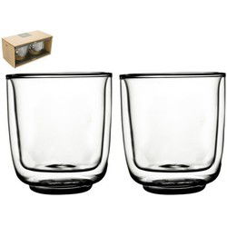 Gusta Fika Dubbelwandig Glas 250ml set 2 stuks
