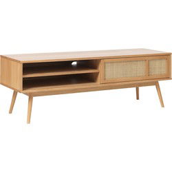Tv-meubel Barrali Naturel Eiken 150cm - Giga Living