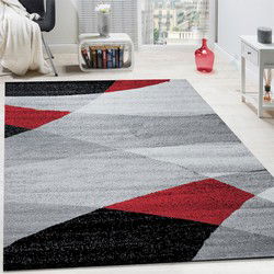 Laagpolig Vloerkleed Fiest - Rood - 80x250 cm