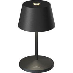 Villeroy & Boch -SEOUL 2.0 T LED zwart - dimbaar - indoor / outdoor tafellamp 