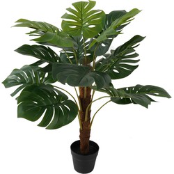 Kunstplant Monstera Large - Groen - 75x75x98cm