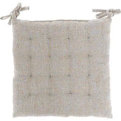 Unique Living - Matras Kussen Nessa 40x40cm Chateau Grey