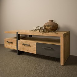 TOFF Lucca - TV stand 3 drws. - 145