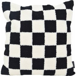 Sierkussen Bouclé Checker | 45 x 45 cm | Katoen/Polyester