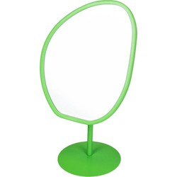 Make up Mirror- Round - Green - 16,5x12x31,5cm