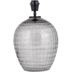 PTMD Mexim Hanglamp - 24 x 24 x 40 cm - Glas - Grijs