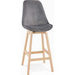 MORISS MINI halfhoge snackkruk 48x56x103 cm Grijs
