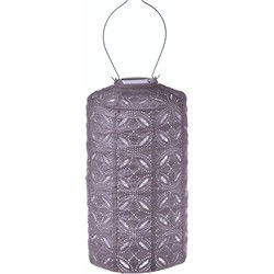 Cylinder 18 Mandela Mauve Purple Solar lampion