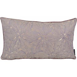 Velvet Purple Flower | 30 x 50 cm | Kussenhoes | Velvet/Polyester