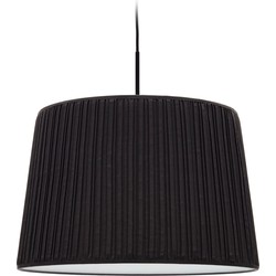 Kave Home - Guash lampenkap in zwart, Ø 50 cm